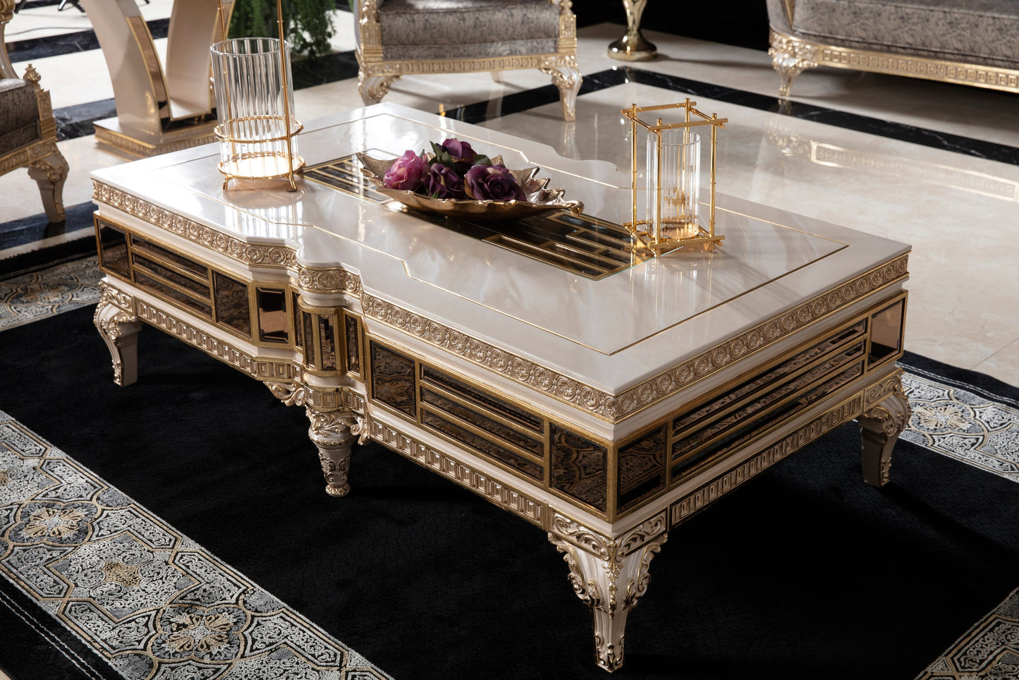 Silver Sofa Set
