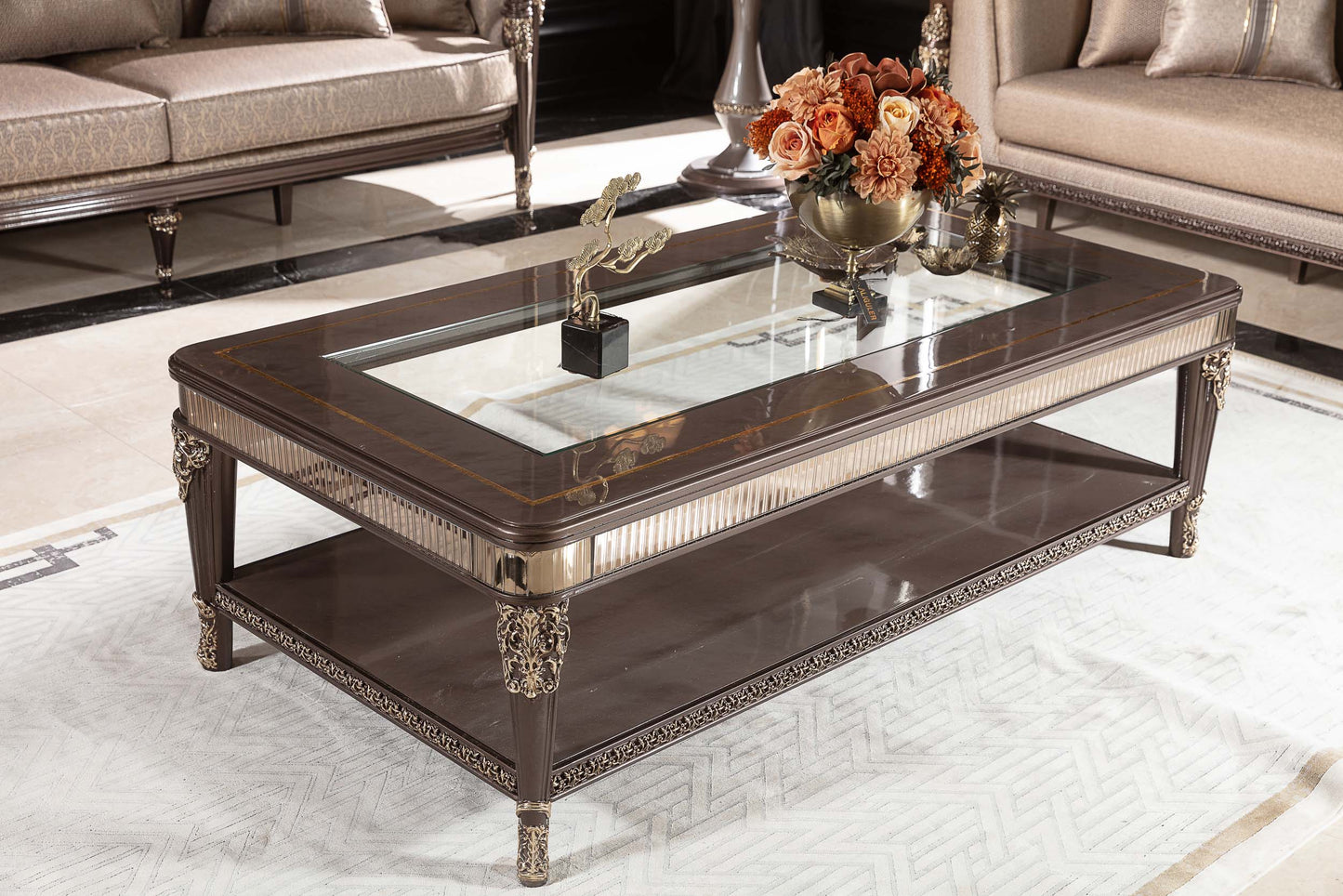 Cazella Champagne Beige Sofa Set