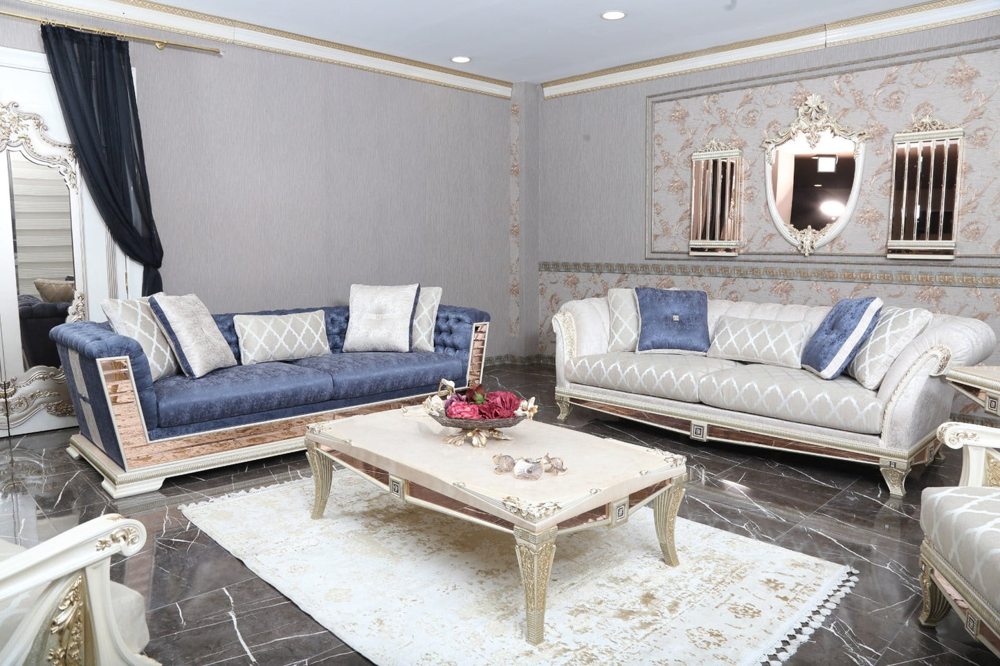 Carlis Classic Sofa Set