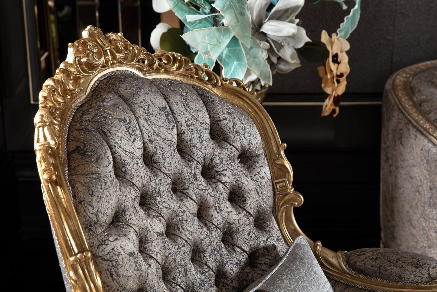 Silver Sofa Set