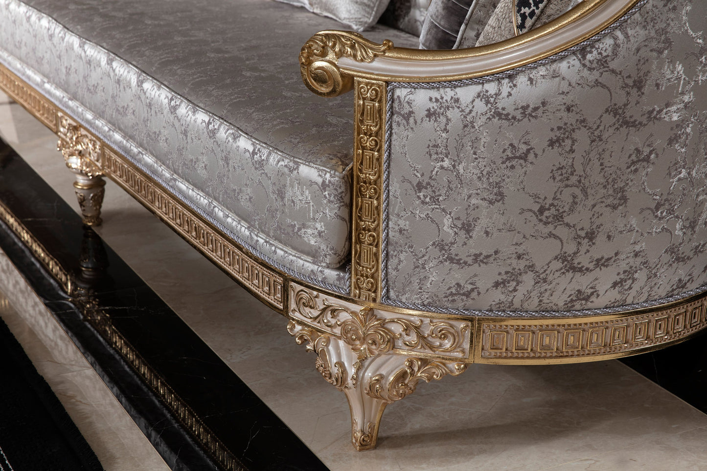 Silver Sofa Set