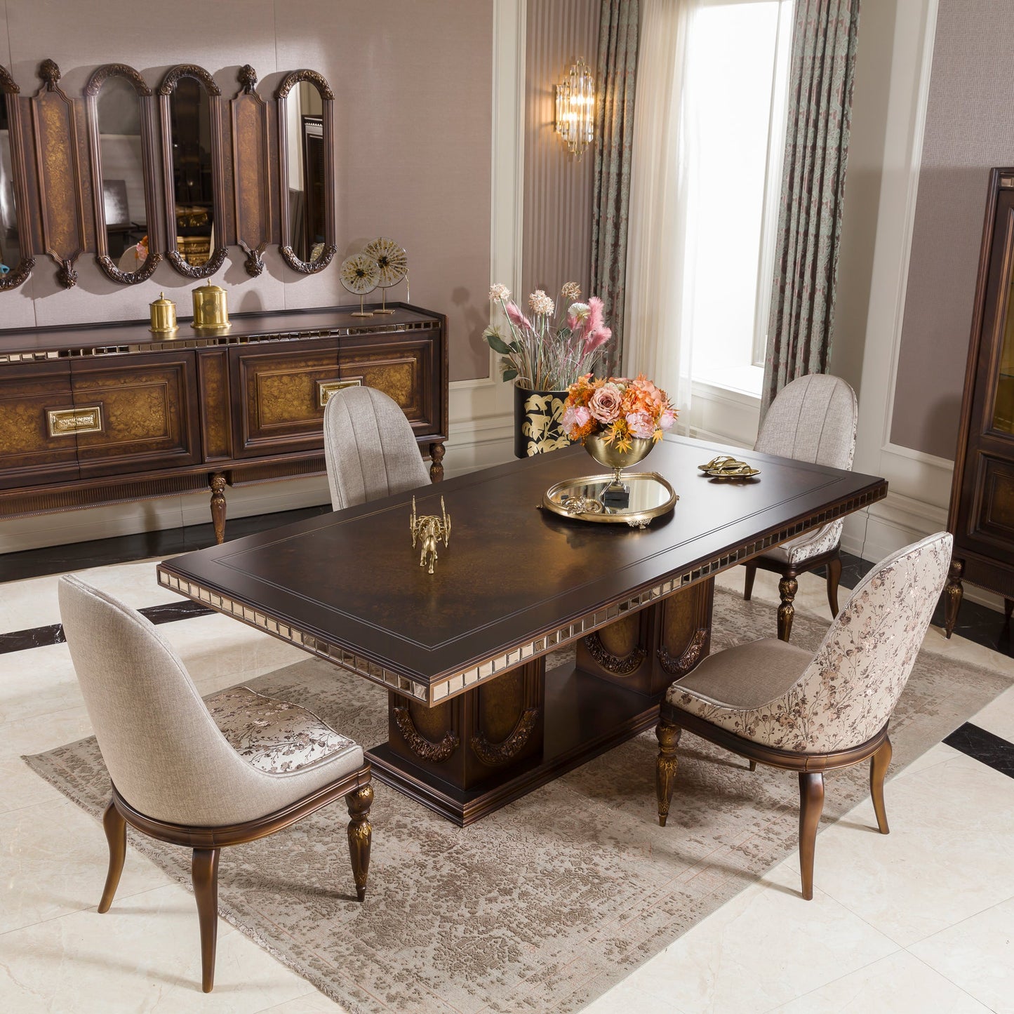 Corvella Luxury Dining Room Set