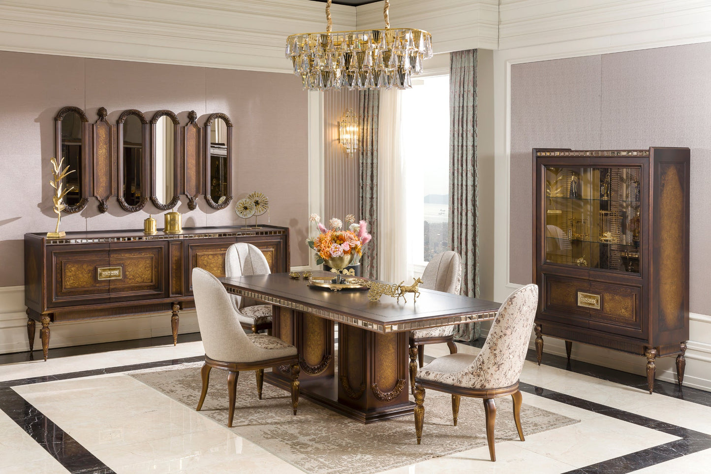 Corvella Luxury Dining Room Set