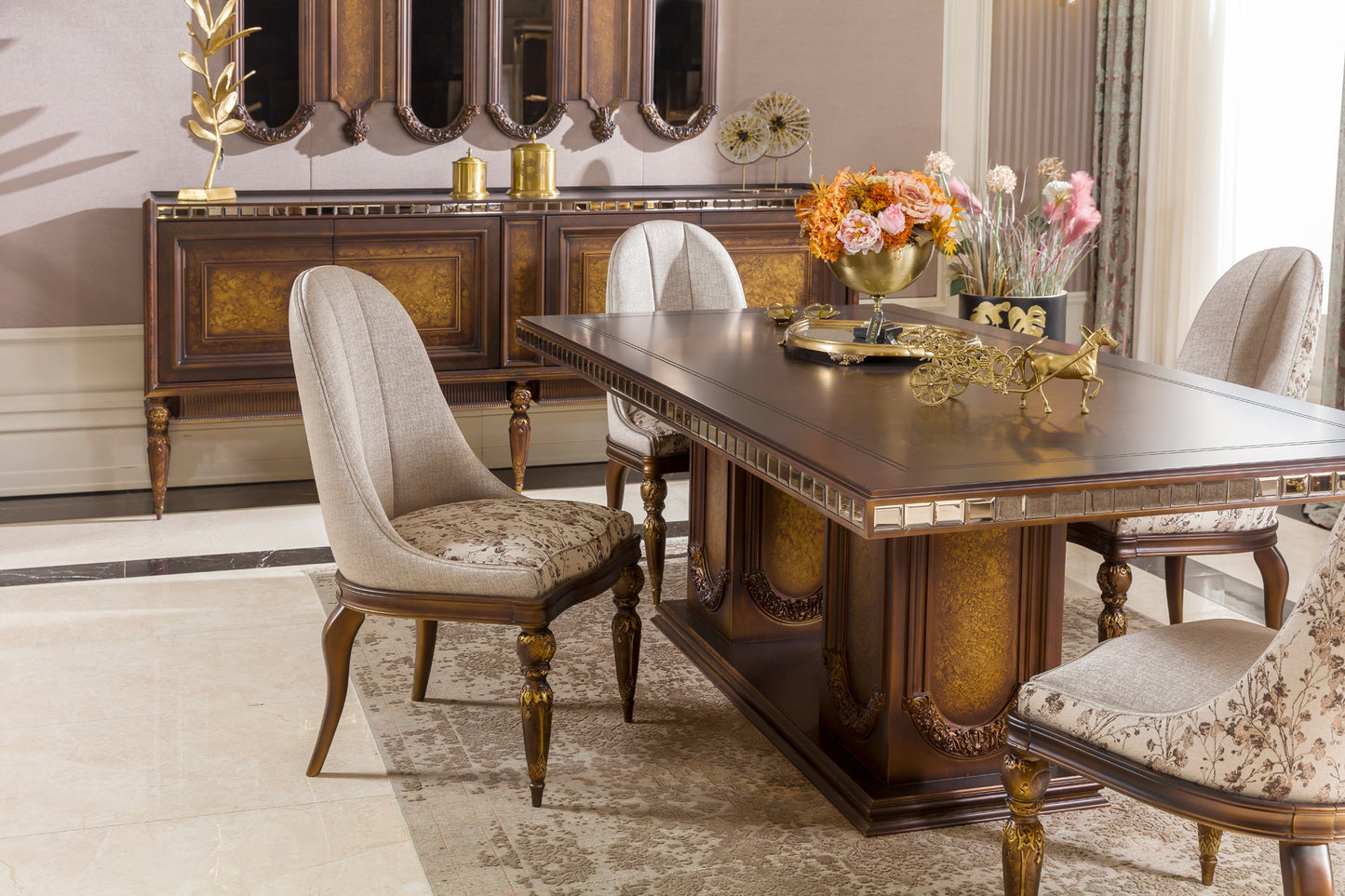Corvella Luxury Dining Room Set