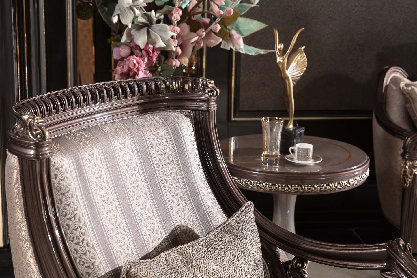 Cazella Champagne Beige Sofa Set