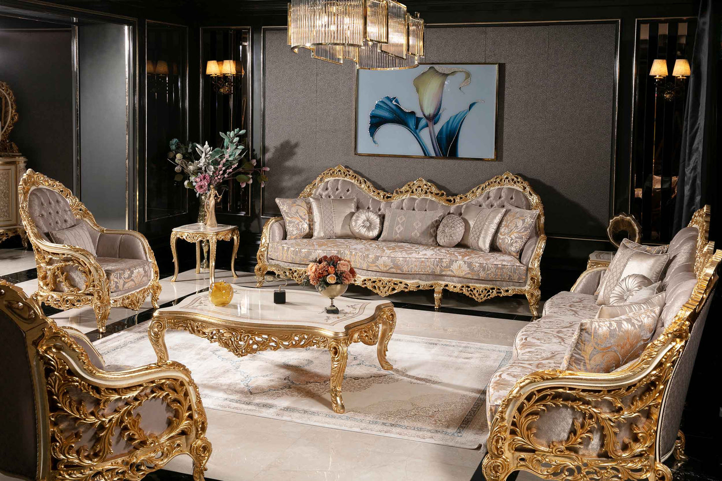 Belvora Sofa Set