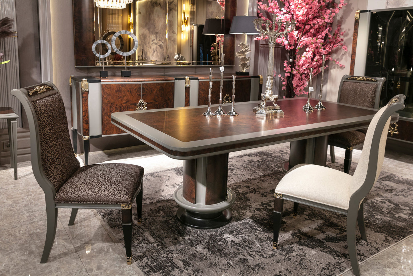 Elite Walnut Dining Room Set