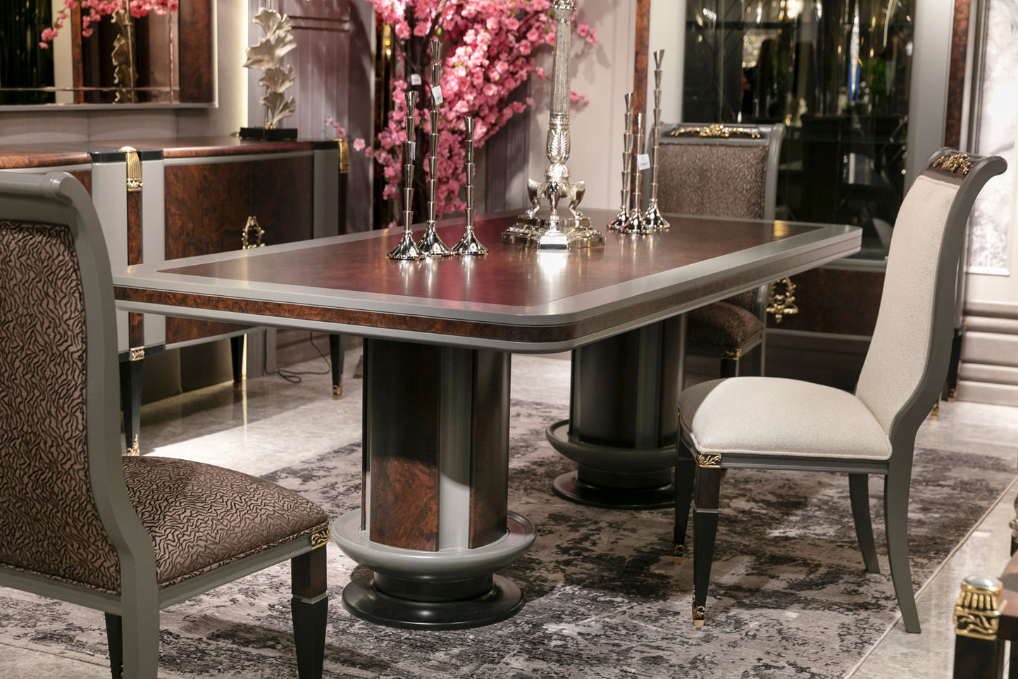 Elite Walnut Dining Room Set