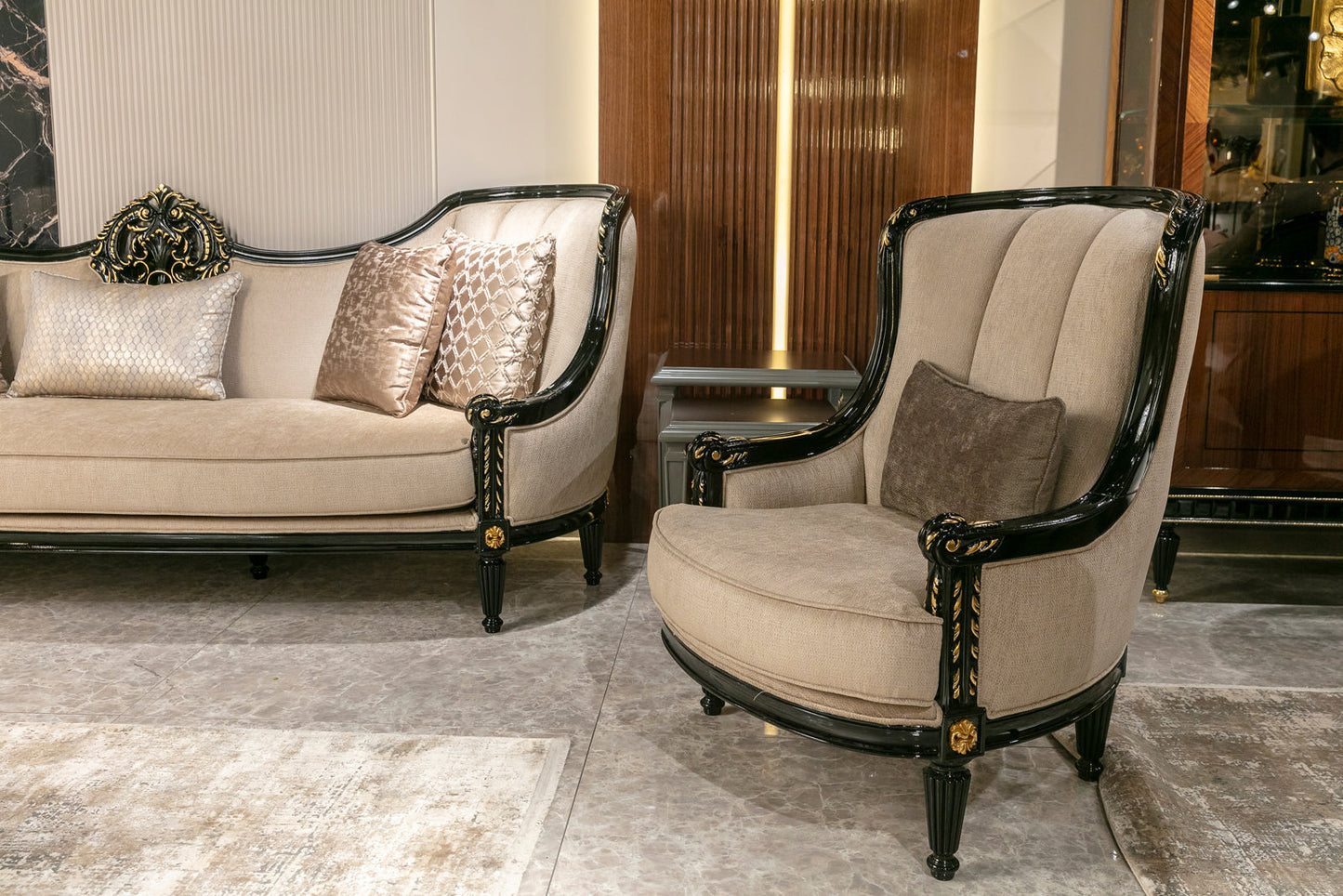 Envera  beige  Sofa Set