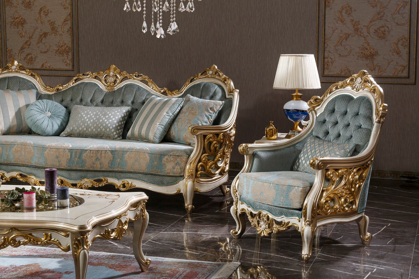 Elvoria Sofa Set