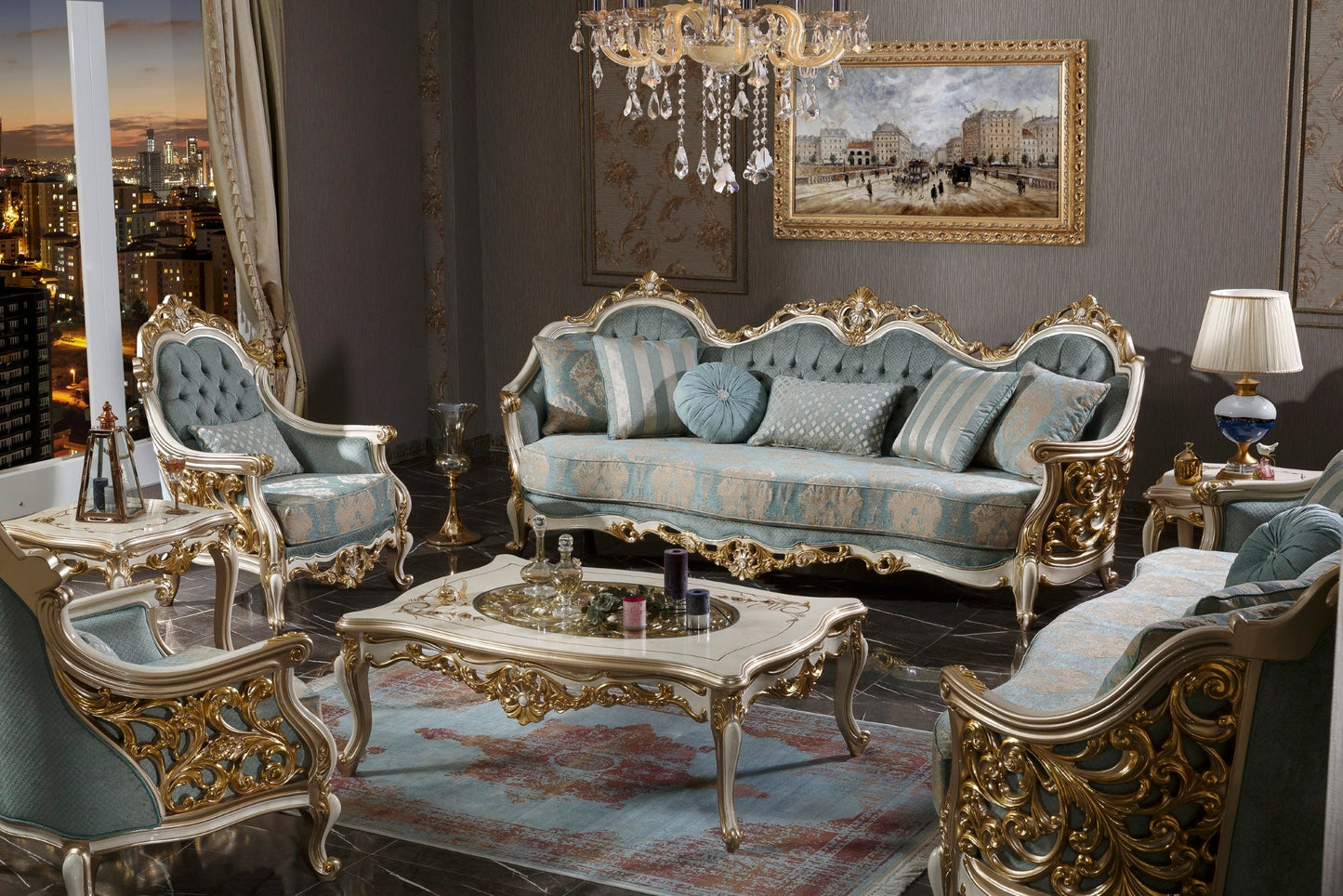 Elvoria Sofa Set