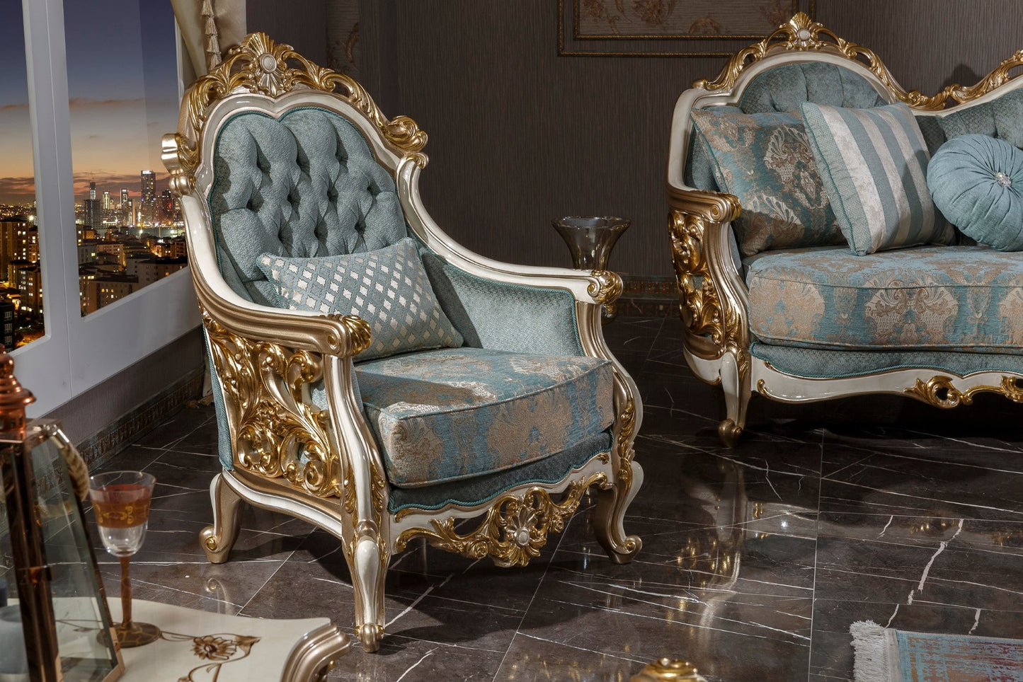 Elvoria Sofa Set
