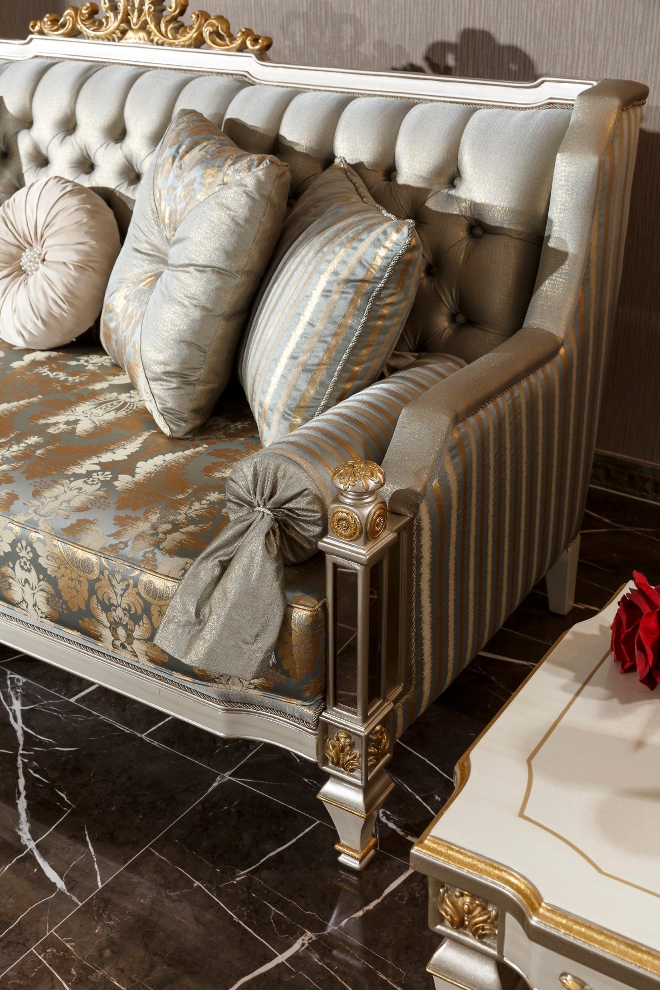 Calvera Cream  Sofa Set