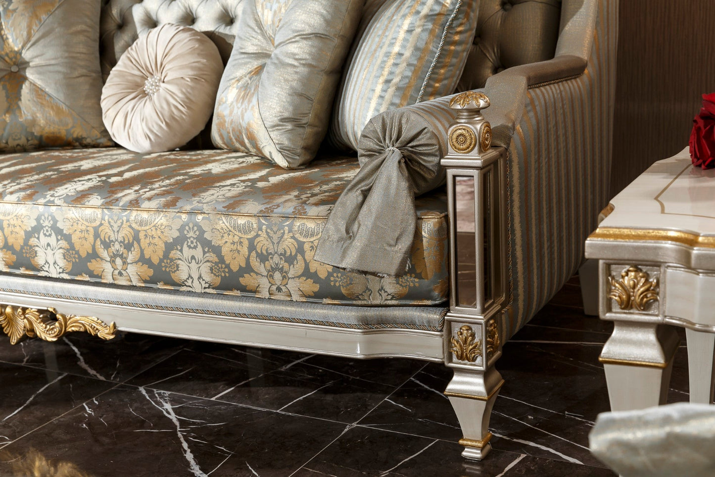Calvera Cream  Sofa Set
