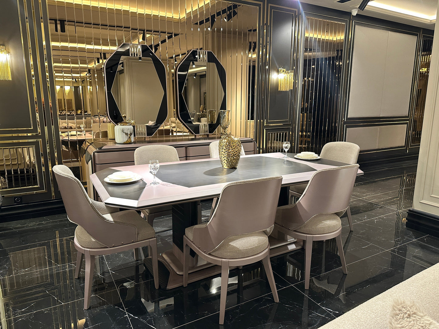Dark Dining Room Set