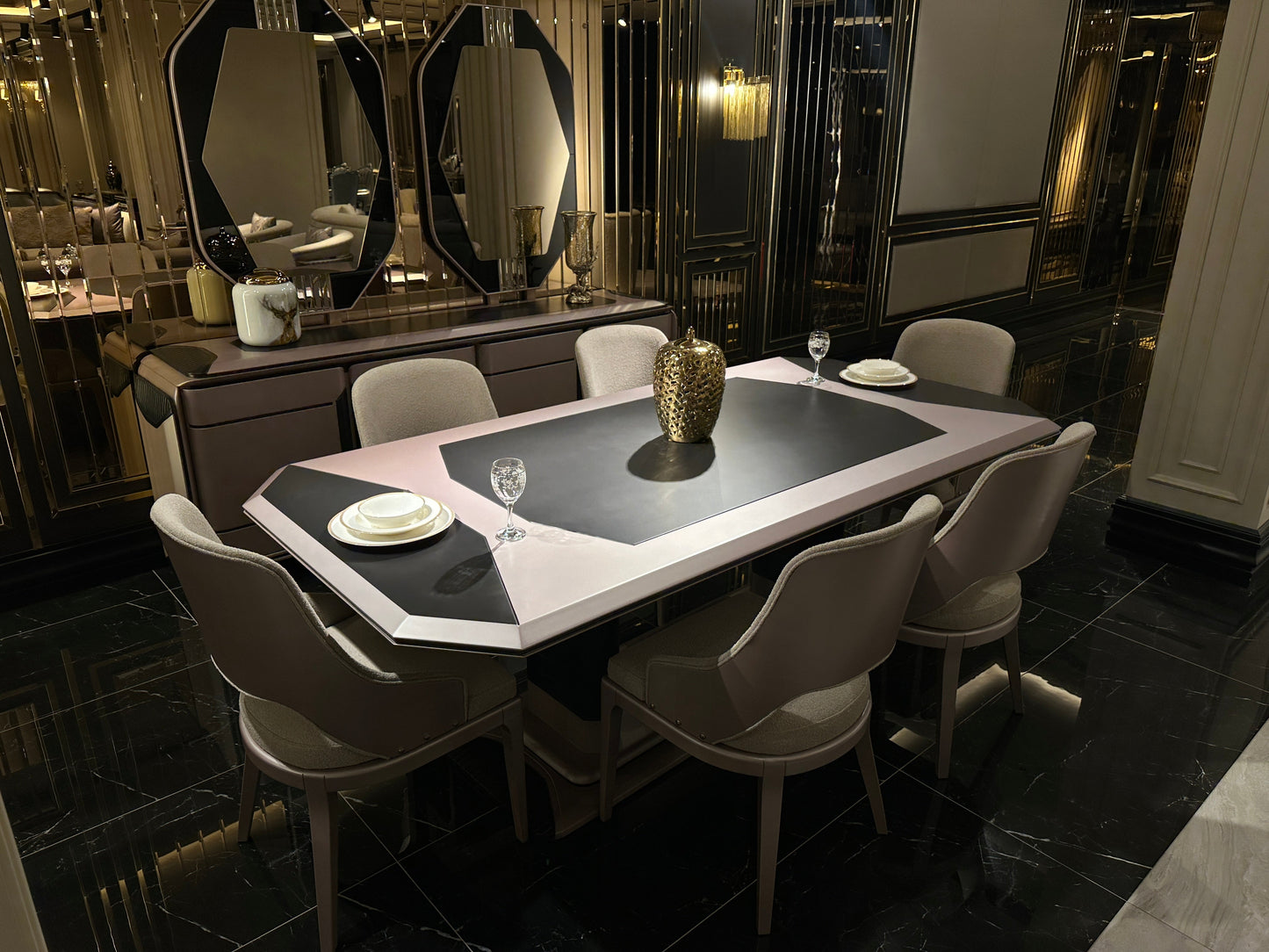 Dark Dining Room Set