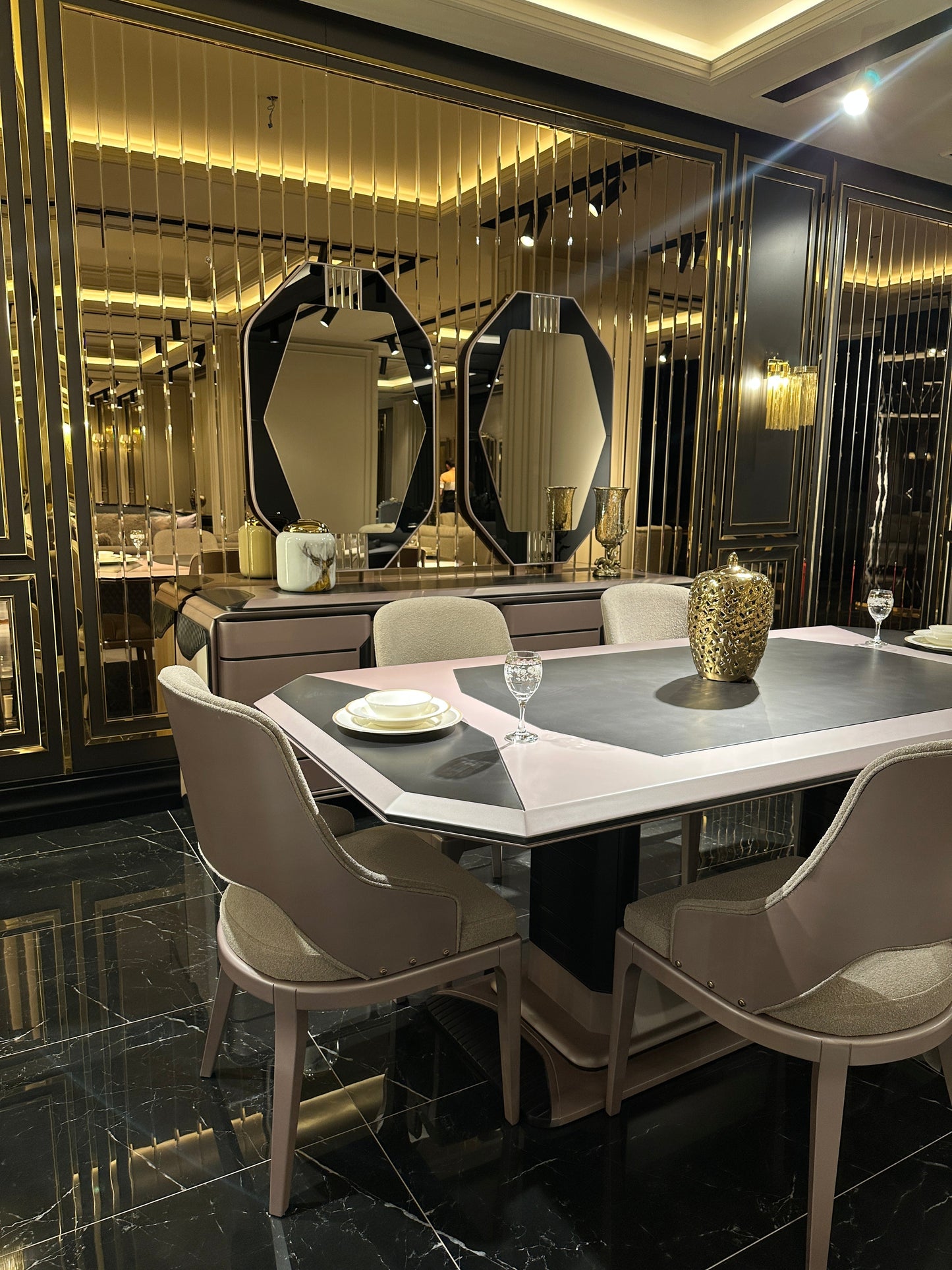 Dark Dining Room Set