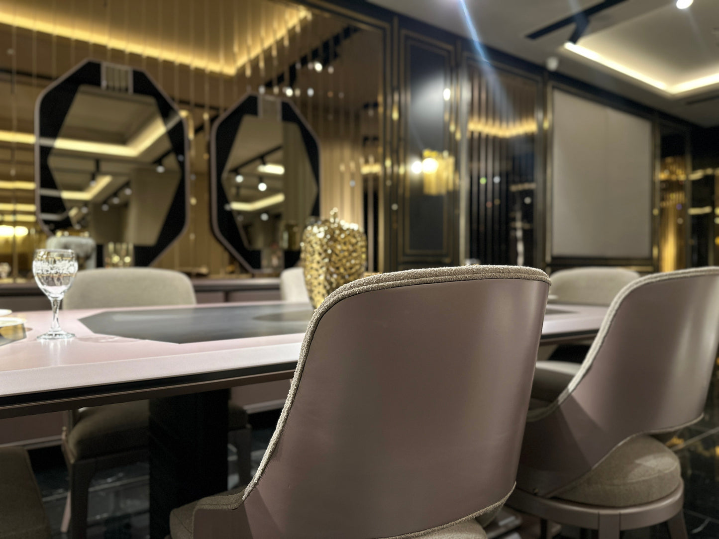 Dark Dining Room Set
