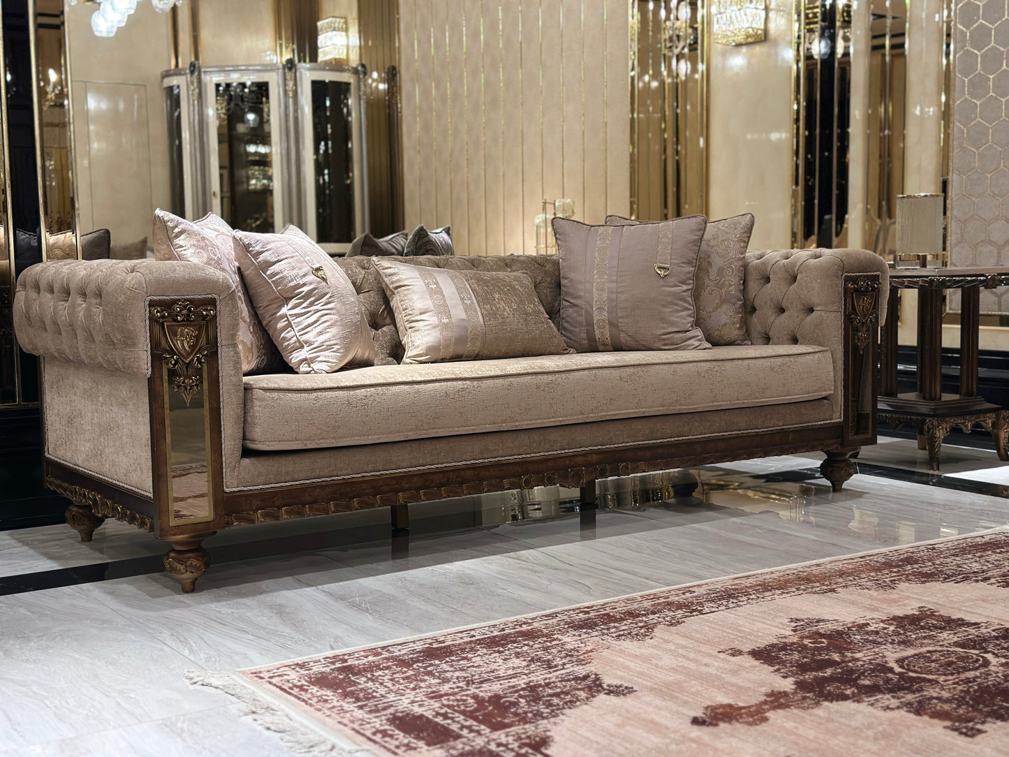 Cormelis Beige  Sofa Set