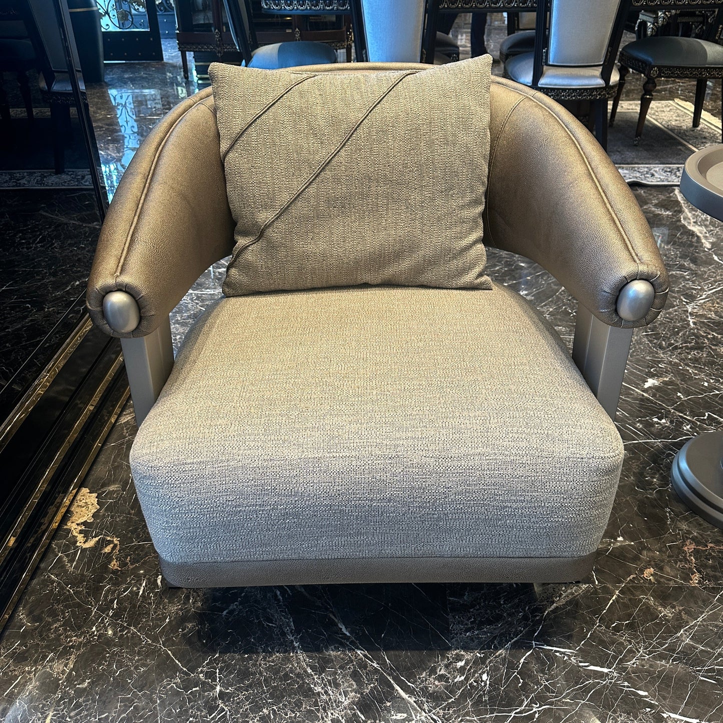 Delvion Grey  Sofa Set