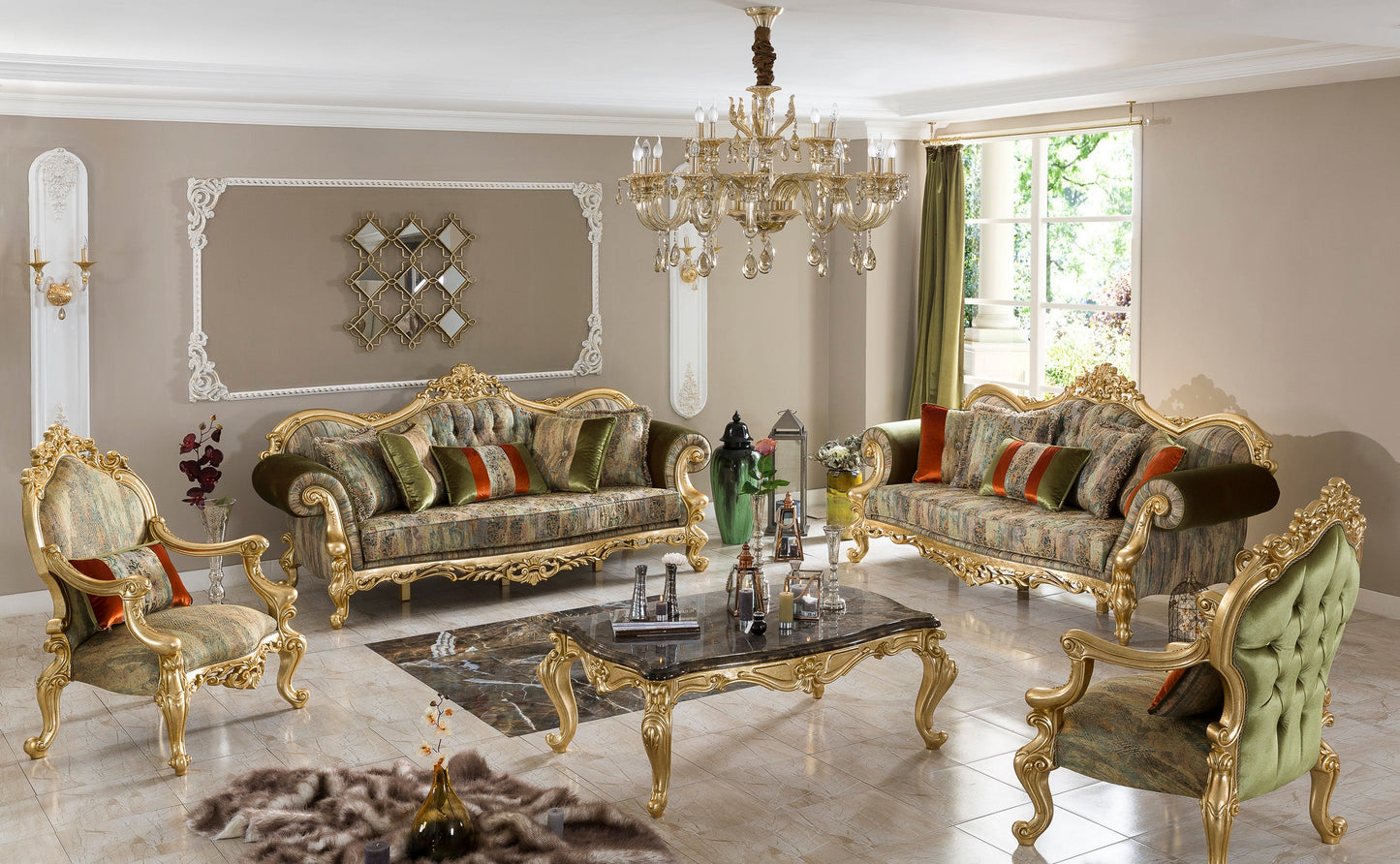 Benvora Sofa Set