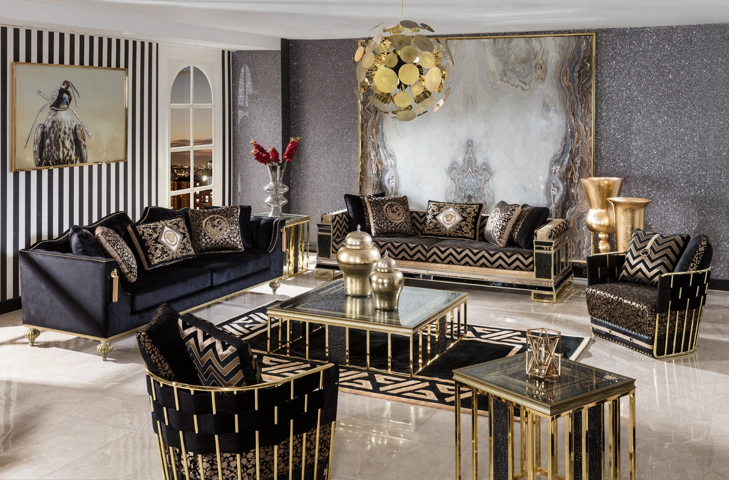 Evaris Sofa Set