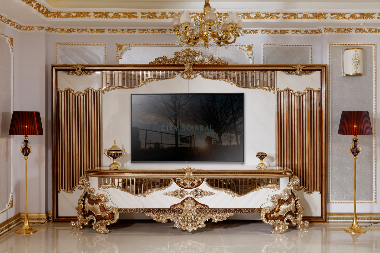 Gormelis Cream Sofa Set