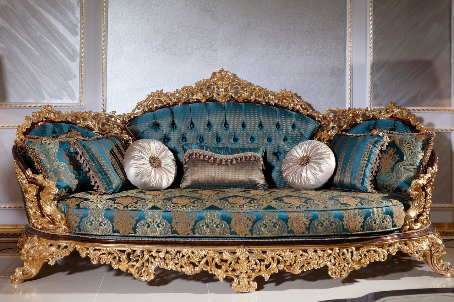 Garlion Green Sofa Set