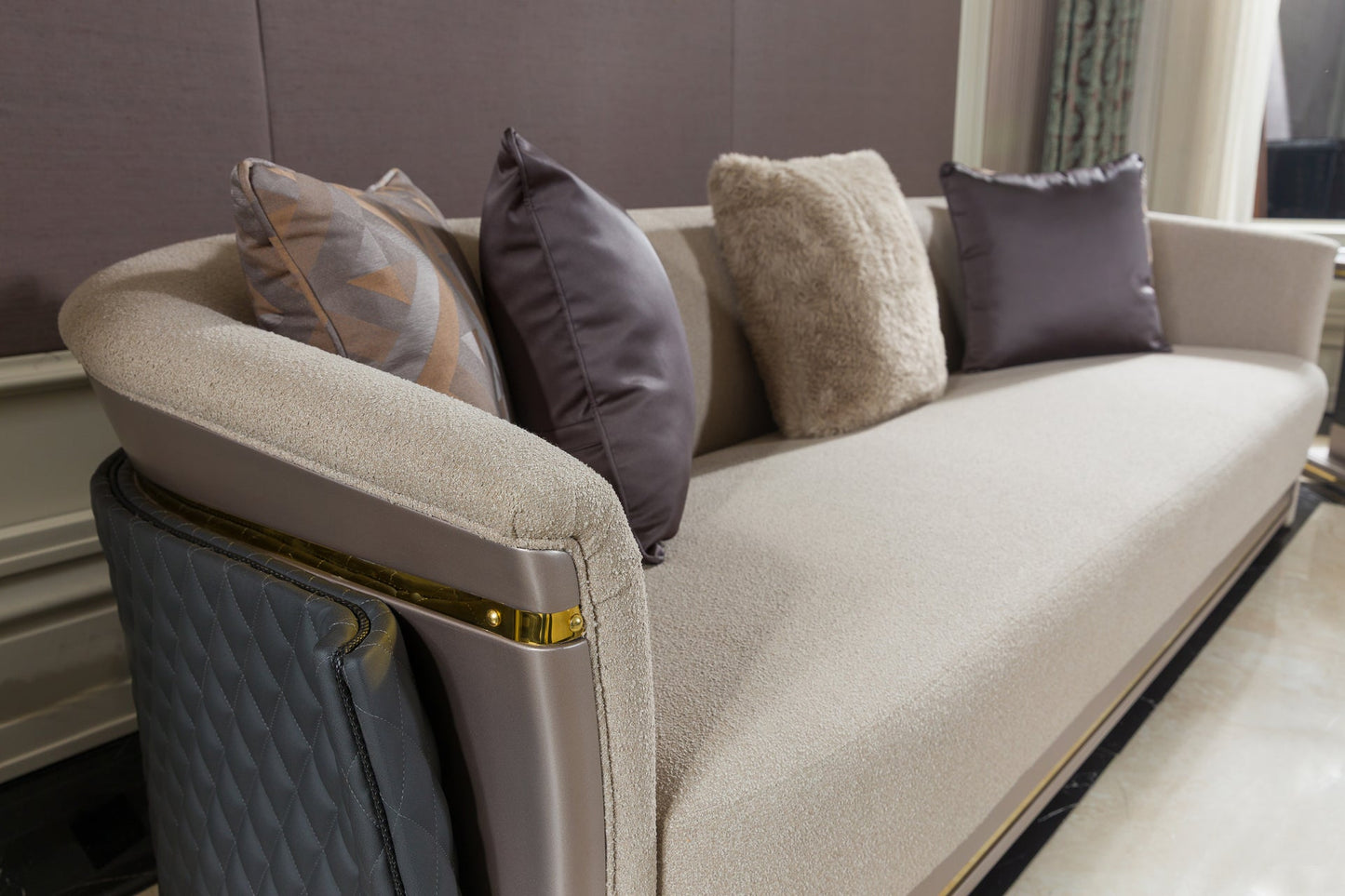 Cream Sofa Set