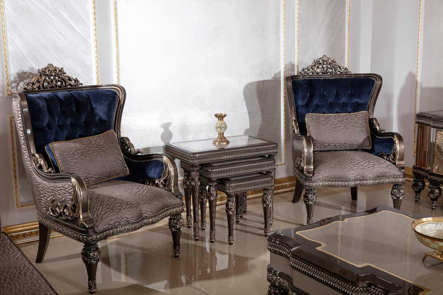 Galvera Brown Sofa Set