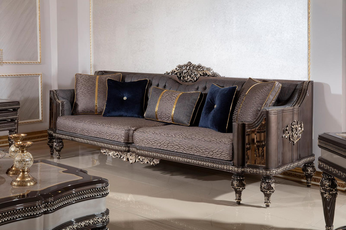 Galvera Brown Sofa Set