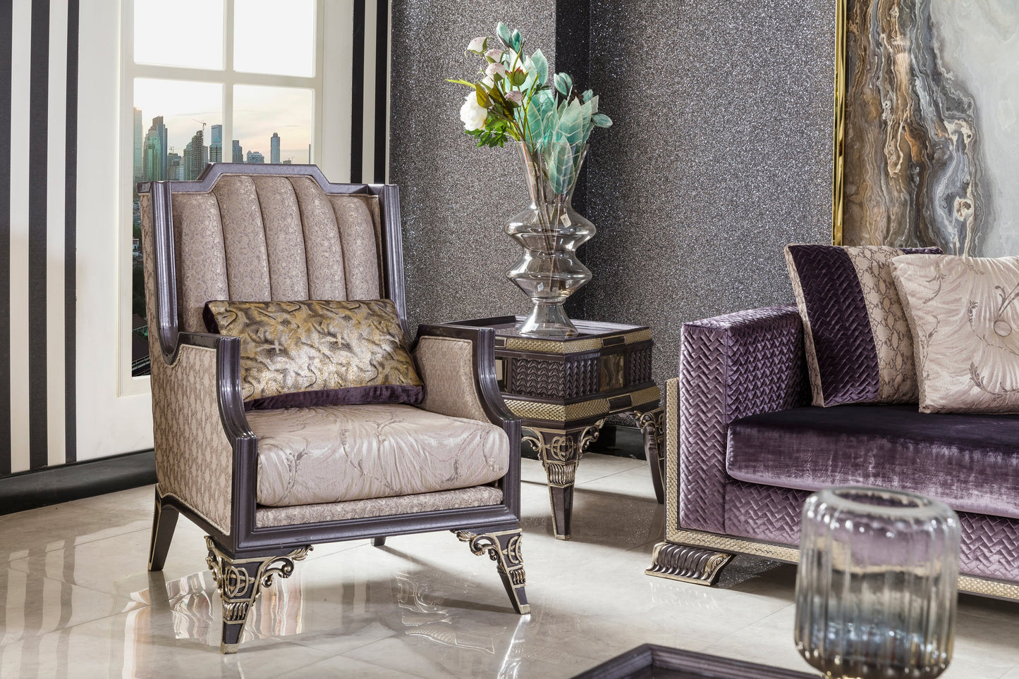 Delmora Sofa Set