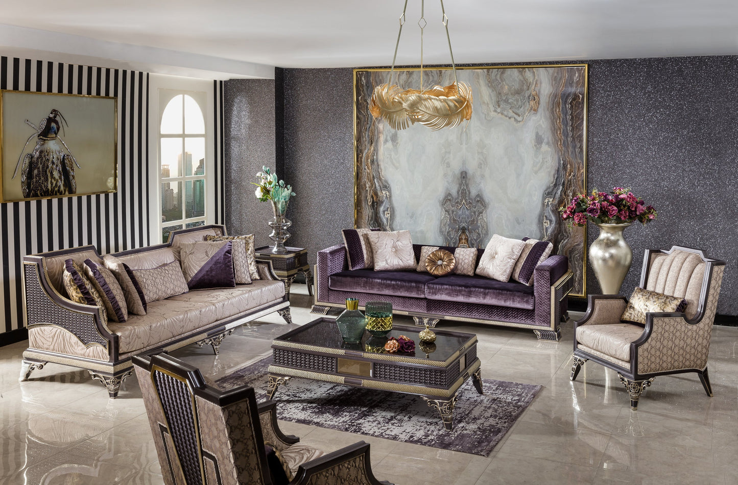 Delmora Sofa Set